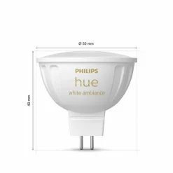 Philips Hue LED GU5.3 6,3 Watt 2000-6500 Kelvin 400 Lumen