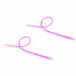 Philips Hue Lot de 2 Bandes LED d'extérieur Transparent, 1 lumière, Changeur de couleurs