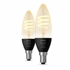Philips Hue Lot de 2 LED E14 4,6 watt 2200-4500 kelvin 350 lumen