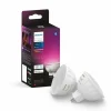Philips Hue Lot de 2 LED GU5.3 6,3 Watt 2000-6500 Kelvin 400 Lumen