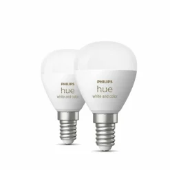Philips Hue Set de 2 E14 LED 5,1 Watt 4000 Kelvin 470 Lumen