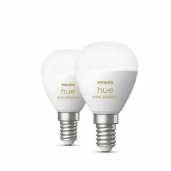 Philips Hue Set de 2 E14 LED 5,1 Watt 4000 Kelvin 470 Lumen