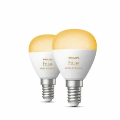 Philips Hue Set de 2 E14 LED 5,1 Watt 4000 Kelvin 470 Lumen
