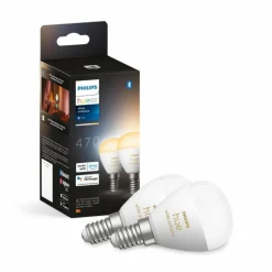 Philips Hue Set de 2 E14 LED 5,1 Watt 4000 Kelvin 470 Lumen