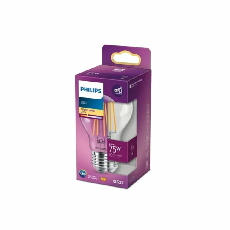 Philips LED E27 8 Watt 2700 Kelvin 1055 Lumen