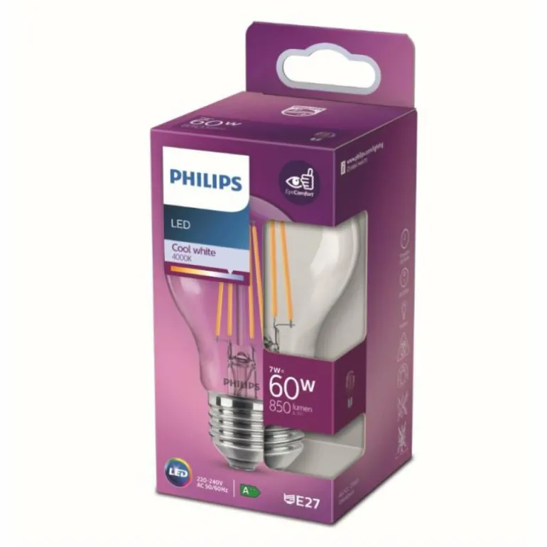 Philips LED E27 7 Watt 4000 Kelvin 850 Lumen