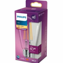 Philips LED E27 4,3 Watt 2700 Kelvin 470 Lumen