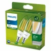 Philips Lot de 2 E14 LED 2,3 Watt 3000 Kelvin 485 lumens