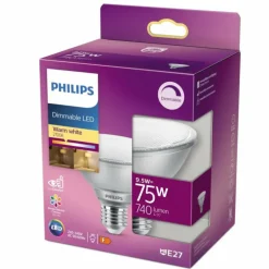 Philips Réflecteur LED E27 9,5 watt 2700 kelvin 740 lumen