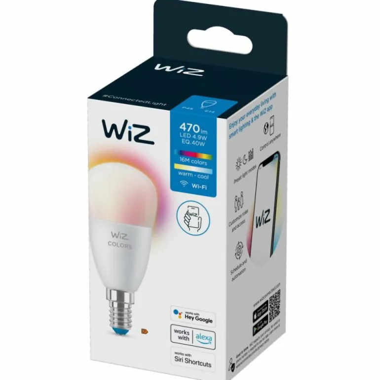 Philips WiZ LED E14 4,9 watt 2200-6500 kelvin 470 lumen