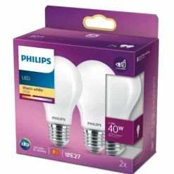 Philips 2x LED E27 4,5 Watt 2700 Kelvin 470 Lumen