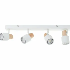 Pini Spot de plafond Luminaires Brilliant Blanc, 4 lumières