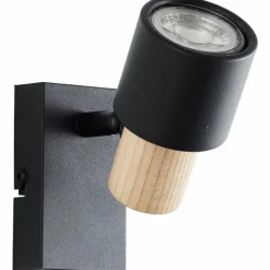 Pini Spot mural Luminaires Brilliant Noir, 1 lumière