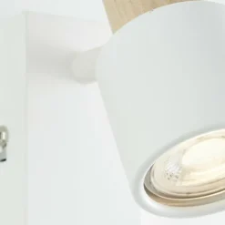 Pini Spot mural Luminaires Brilliant Blanc, 1 lumière