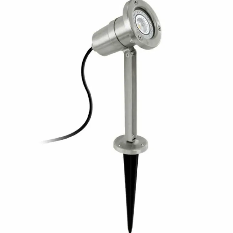 pique de terre Eglo NEMA Acier inoxydable, 1 lumière