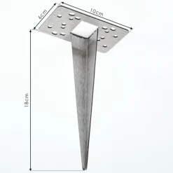 pique de terre Titon Acier inoxydable