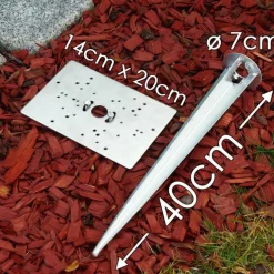 pique de terre Totebo Nickel mat