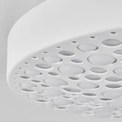 Plafonnier Agodim LED Blanc, 1 lumière, Télécommandes, Changeur de couleurs