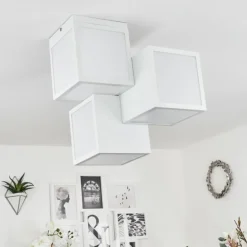 Plafonnier Allonville LED Blanc, 1 lumière