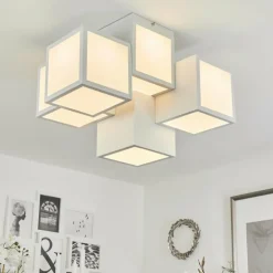 Plafonnier Allonville LED Blanc, 1 lumière