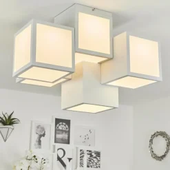 Plafonnier Allonville LED Blanc, 1 lumière