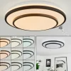 Plafonnier Almograve LED Blanc, 1 lumière, Télécommandes
