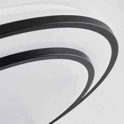 Plafonnier Almograve LED Blanc, 1 lumière, Télécommandes