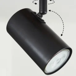 Plafonnier Arbrentin Écru, Noir, 1 lumière