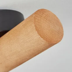 Plafonnier Arbrentin Écru, Noir, 1 lumière