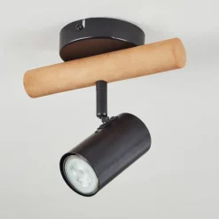 Plafonnier Arbrentin Écru, Noir, 1 lumière