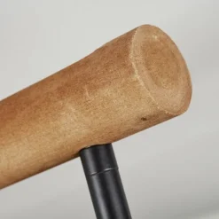 Plafonnier Arbrentin Écru, Noir, 2 lumières