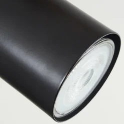 Plafonnier Arbrentin Écru, Noir, 4 lumières