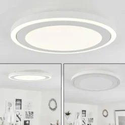 Plafonnier Audrieu LED Blanc, 2 lumières