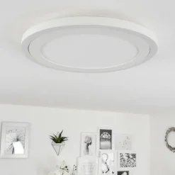 Plafonnier Audrieu LED Blanc, 2 lumières