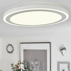 Plafonnier Audrieu LED Blanc, 2 lumières