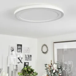 Plafonnier Audrieu LED Blanc, 2 lumières