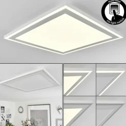 Plafonnier Audrieu LED Blanc, 2 lumières