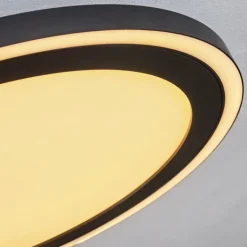 Plafonnier Audrieu LED Noir, Blanc, 2 lumières