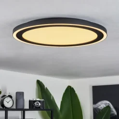 Plafonnier Audrieu LED Noir, Blanc, 2 lumières