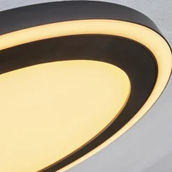 Plafonnier Audrieu LED Noir, 2 lumières