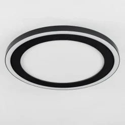 Plafonnier Audrieu LED Noir, 2 lumières