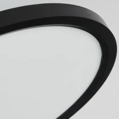 Plafonnier Avelal LED Brun, Couleur bois, Noir, 1 lumière