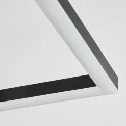 Plafonnier Avelal LED Brun, Couleur bois, Noir, 1 lumière