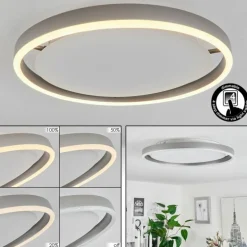Plafonnier Barril LED Aluminium, 1 lumière