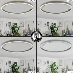 Plafonnier Barril LED Blanc, 1 lumière
