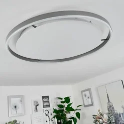 Plafonnier Barril LED Blanc, 1 lumière