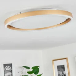 Plafonnier Barril LED Blanc, 1 lumière