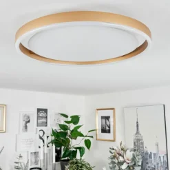 Plafonnier Barril LED Blanc, 1 lumière