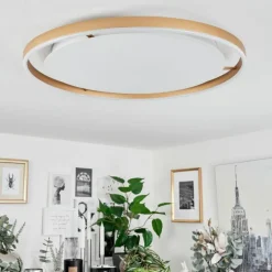 Plafonnier Barril LED Blanc, 1 lumière