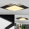 Plafonnier Barullu LED Bois clair, Noir, Blanc, 1 lumière